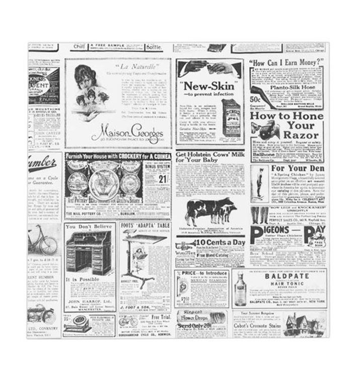 Papel Anti-Gordura Times 31x31cm (4000 Unidades) Papel Anti-Gordura Times 31x31cm (4000 Unidades)