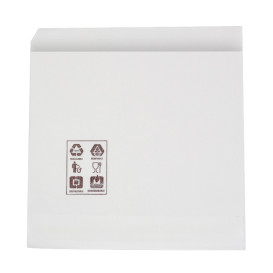 Saqueta Antigordura Aberta 2L Branco 15x16cm (250 Uds)