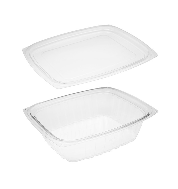 Embalagem Compostáveis PLA com Tampa 710ml (200 Uds) Embalagem Compostáveis PLA com Tampa 710ml (200 Uds)