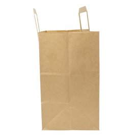 Saco Papel Kraft Asas 70g/m² 32+22x26cm (50 Uds)