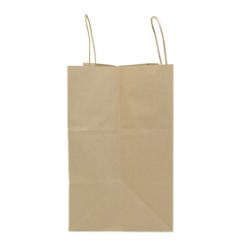 Saco Papel Kraft Hawanna Asas 100g/m² 32x20x32cm (50 Uds)