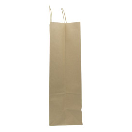 Saco Papel Kraft Marrom Asas 100g/m² 44+15x46cm (200 Uds)