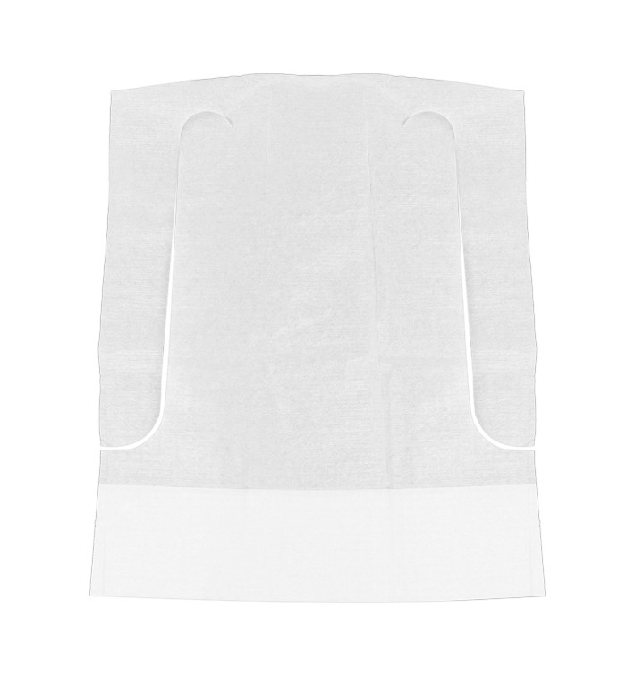 Babador Criança com Saco Blanco 33x28cm (100 Uds) Babador Criança com Saco Blanco 33x28cm (100 Uds)