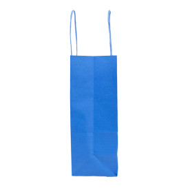 Saco Papel Turquesa com Asas 100g/m² 22+9x23cm (25 Uds)