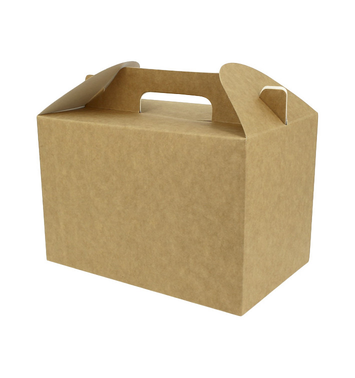 Caixa para Menu Kraft 225x145x150mm (25 Uds) Caixa para Menu Kraft 225x145x150mm (25 Uds)