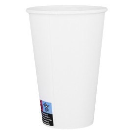 Copo de Cartão ECO 12 Oz/360ml Branco Ø8cm (50 Uds)