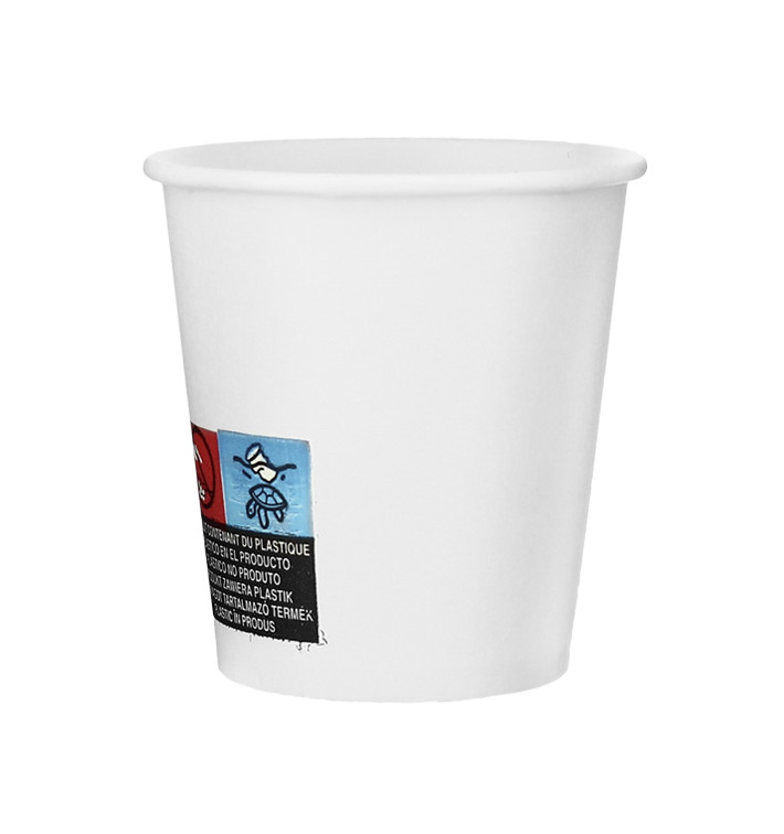 Copos de Cartão 3 Oz/100ml Branco Ø5,8cm (50 Uds) Copos de Cartão 3 Oz/100ml Branco Ø5,8cm (50 Uds)