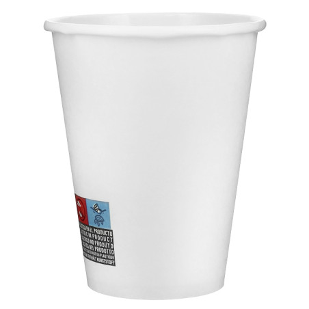 Copo de Cartão 12 Oz/360ml Branco Ø8,9cm (600 Uds)