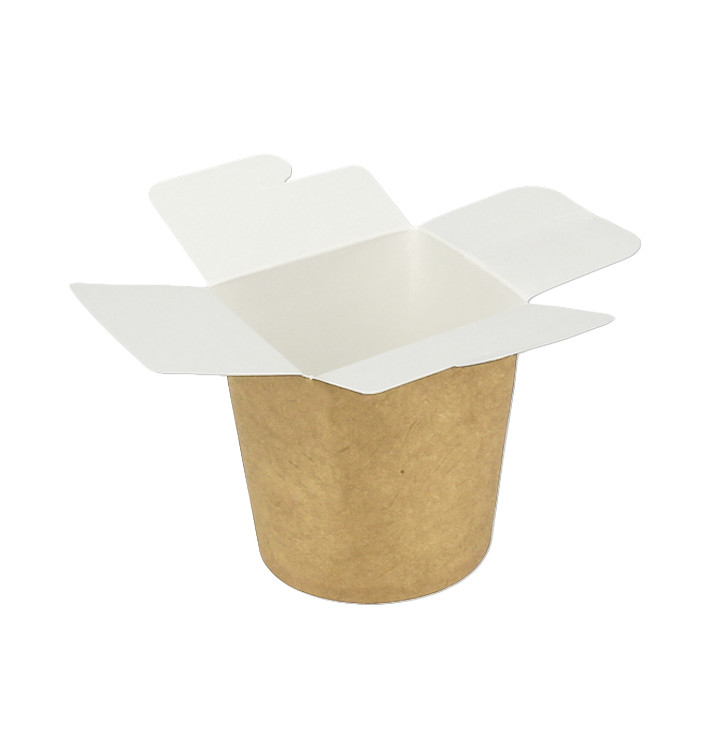 Embalagem Fechado Takeaway 100% ECO Kraft 16Oz/480ml (500 Uds) Embalagem Fechado Takeaway 100% ECO Kraft 16Oz/480ml (500 Uds)