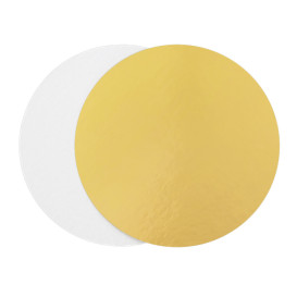 Disco de Cartão Ouro e Branco 320mm (400 Uds)