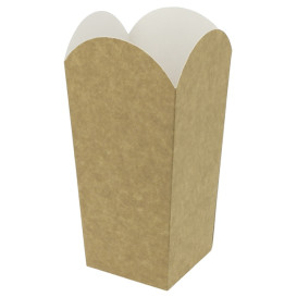 Caixa Pipocas Pequena Kraft 45g 6,5x8,5x15cm (700 Uds)