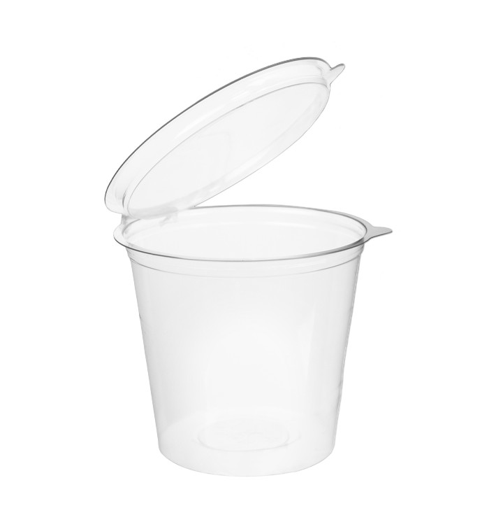 Copo Redonda Bisagra APET Transparente 1000ml Ø134mm (180 Uds) Copo Redonda Bisagra APET Transparente 1000ml Ø134mm (180 Uds)
