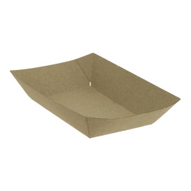 Barqueta Cartolina Kraft-Kraft 11x7x3,5cm 300ml (25 Uds)