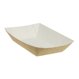 Barqueta Cartolina Kraft 11x7x3,5cm 300ml (1000 Uds)