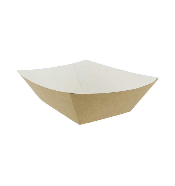 Barqueta Cartolina Kraft 12,2x8x5,5cm 525ml (25 Uds) Barqueta Cartolina Kraft 12,2x8x5,5cm 525ml (25 Uds)