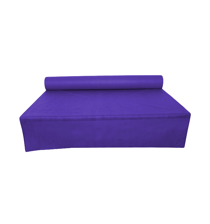 Toalha em Rolo Não Tecido Lilás 1,2x50m 50g (6 Uds) Toalha em Rolo Não Tecido Lilás 1,2x50m 50g (6 Uds)