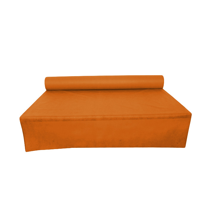 Toalha em Rolo Não Tecido Laranja 1,2x50m 50g (6 Uds) Toalha em Rolo Não Tecido Laranja 1,2x50m 50g (6 Uds)