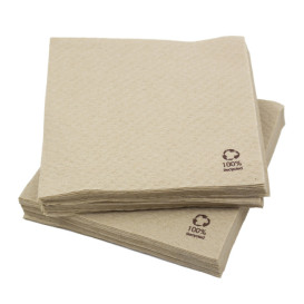 Guardanapos de Papel Ecológico con Relevo 30x30cm 1 Folha (100 Uds)
