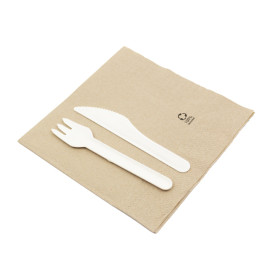 Guardanapos Papel Ecologico 40x40cm 2F (50 Unidades)