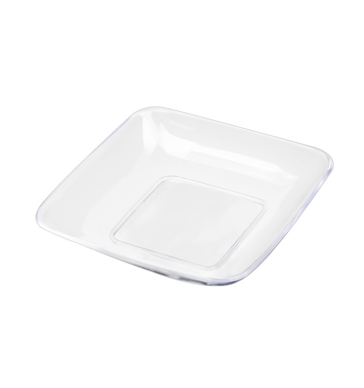 Prato Plastico Degustação Trasparente 6x6x1cm (50 Uds) Prato Plastico Degustação Trasparente 6x6x1cm (50 Uds)