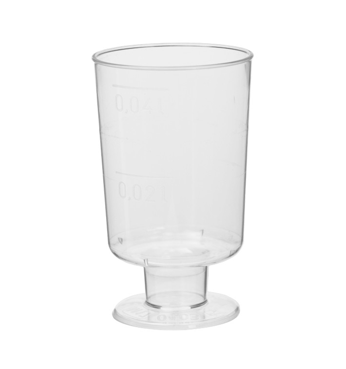 Copo Cristal Licor com Pé PS 40ml (1.400 Unidades) Copo Cristal Licor com Pé PS 40ml (1.400 Unidades)