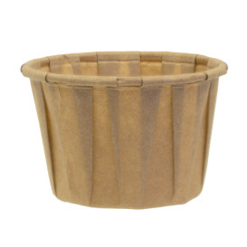 Copo em Papel Kraft para Molhos/Souffle 60ml (250 Uds)