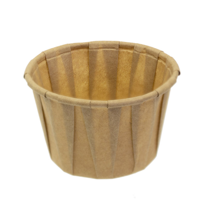 Copo em Papel Kraft para Molhos/Souffle 60ml (250 Uds) Copo em Papel Kraft para Molhos/Souffle 60ml (250 Uds)