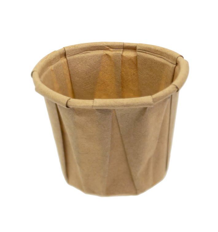 Copo em Papel Kraft para Molhos/Soufflé 22ml (5000 Uds) Copo em Papel Kraft para Molhos/Soufflé 22ml (5000 Uds)