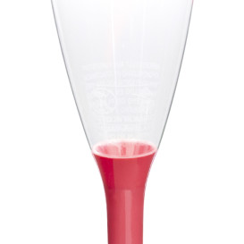 Copo PS Flute Champanhe Coral 120ml 2P (20 Uds)
