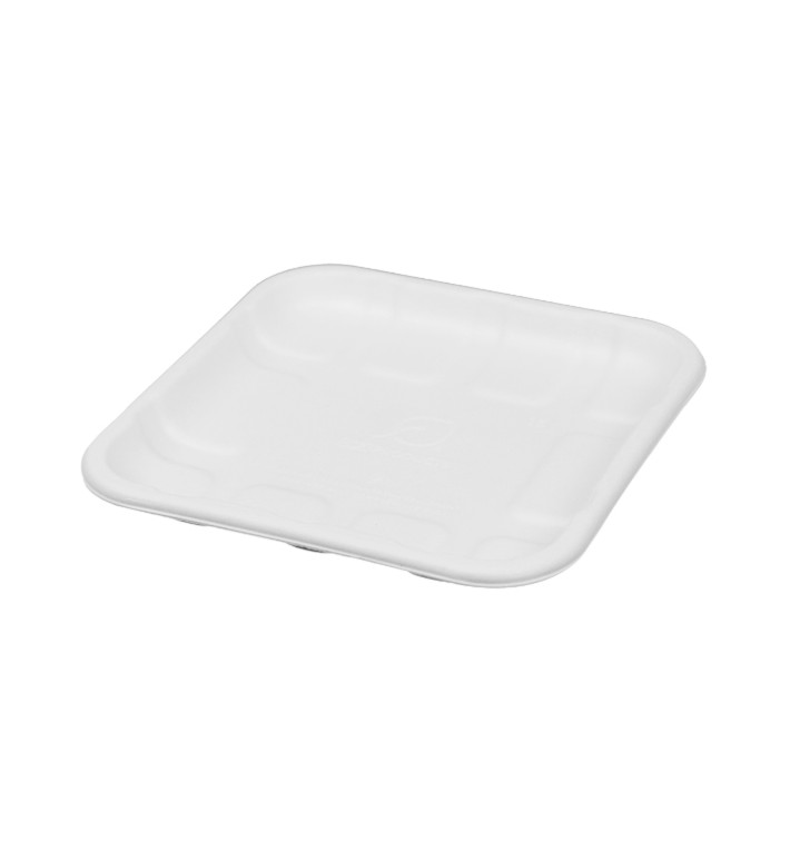 Tabuleiro de Cana de Açúcar 14,1x14,1cm (50 Uds) Tabuleiro de Cana de Açúcar 14,1x14,1cm (50 Uds)