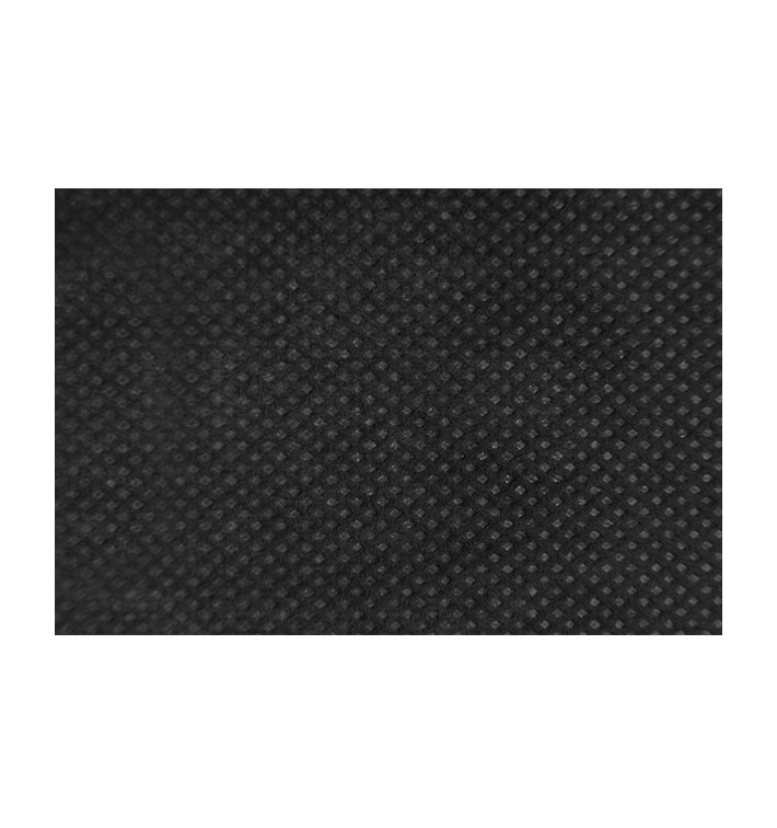 Toalha Não Tecido 40x100cm Preto 50g (500 Uds) Toalha Não Tecido 40x100cm Preto 50g (500 Uds)