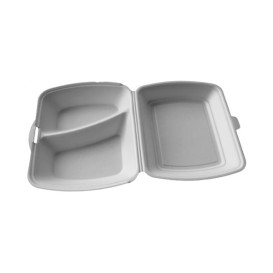 Embalagem Foam PortaMenus 2 Compartimiento (250 Uds)