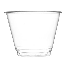 Taça de Plastico PET Cristal 270ml Ø9,3cm (1000 Uds)