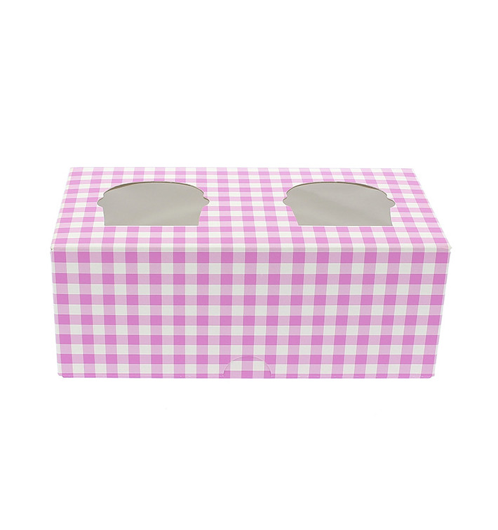 Caixa 2 Cupcakes Rosa 19,5x10x7,5cm (20 Unidades) Caixa 2 Cupcakes Rosa 19,5x10x7,5cm (20 Unidades)