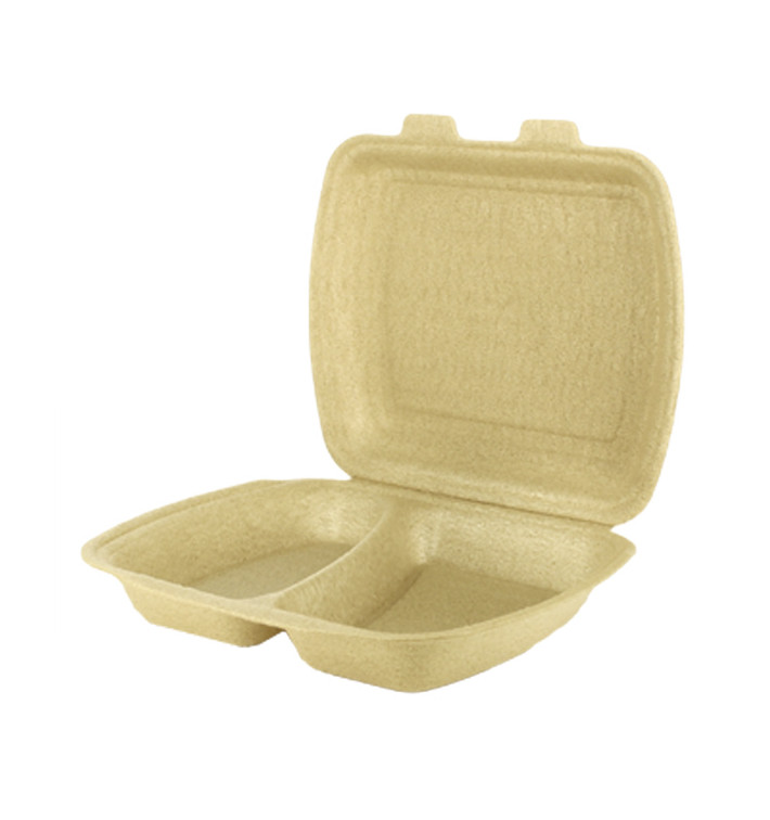 Embalagem MenuBox XPP 2C Creme 24x20,5x7cm (50 Uds) Embalagem MenuBox XPP 2C Creme 24x20,5x7cm (50 Uds)