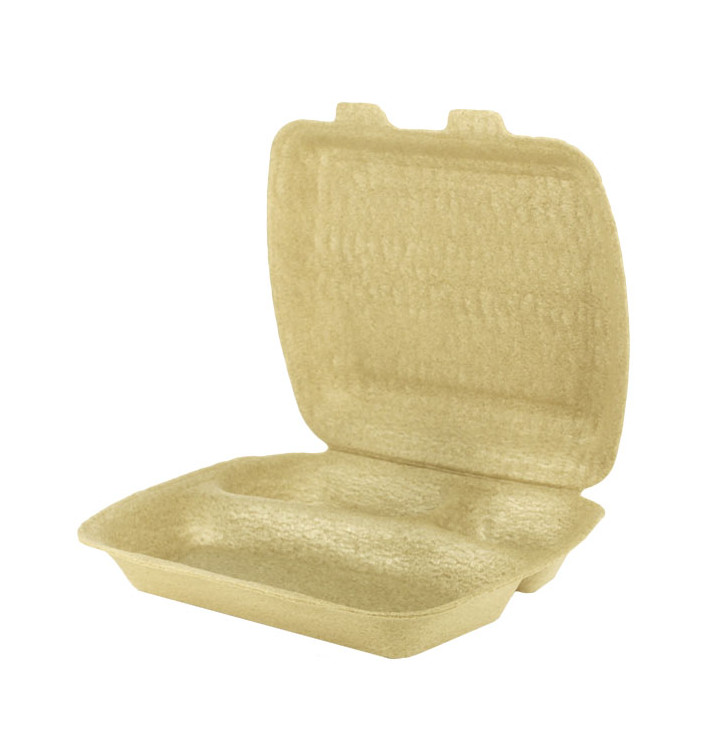 Embalagem MenuBox XPP 3C Creme 24x20,5x7cm (50 Uds) Embalagem MenuBox XPP 3C Creme 24x20,5x7cm (50 Uds)