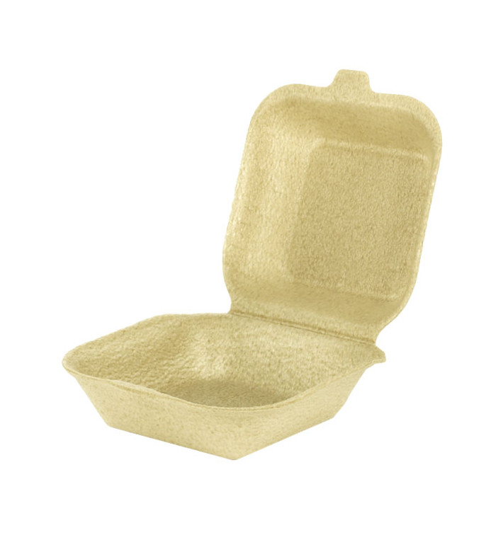 Embalagem Hamburguer XPP Creme 13,5x13,5x7cm (100 Uds) Embalagem Hamburguer XPP Creme 13,5x13,5x7cm (100 Uds)