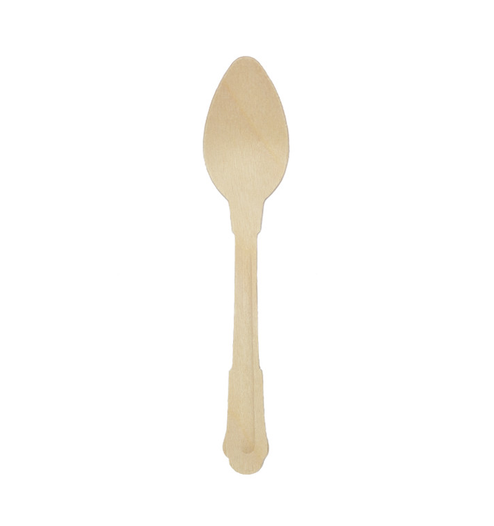 Colher de Madeira 120mm (1000 Unidades) Colher de Madeira 120mm (1000 Unidades)