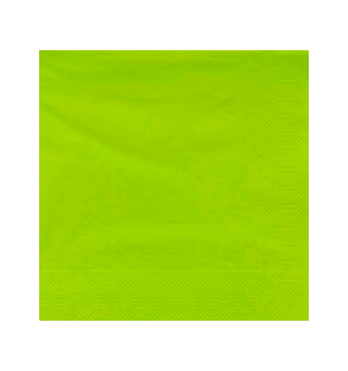 Guardanapos Papel Fl Dupla Pistache 20x20cm (100 Uds) Guardanapos Papel Fl Dupla Pistache 20x20cm (100 Uds)
