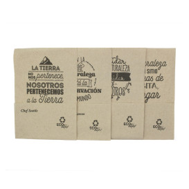 Guardanapos de Papel Miniservis Kraft 17x17cm (200 Uds)