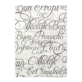 Guardanapos de Papel Miniservis "Bom Proveito" 17x17cm (6000 Uds)