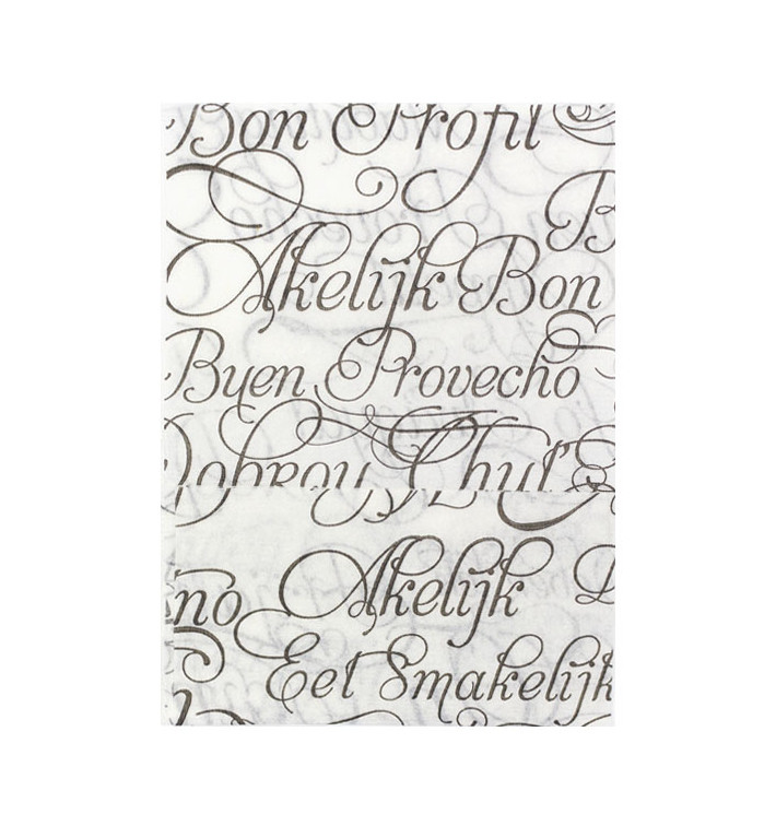 Guardanapos de Papel Miniservis "Bom Proveito" 17x17cm (200 Uds) Guardanapos de Papel Miniservis "Bom Proveito" 17x17cm (200 Uds)