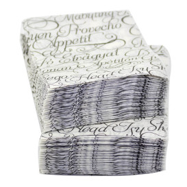 Guardanapos de Papel Miniservis "Bom Proveito" 17x17cm (6000 Uds)