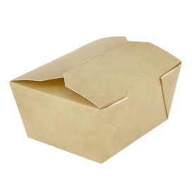 Caixa TakeAway Kraft 10,7x8,65x6cm 500ml (45 Uds)