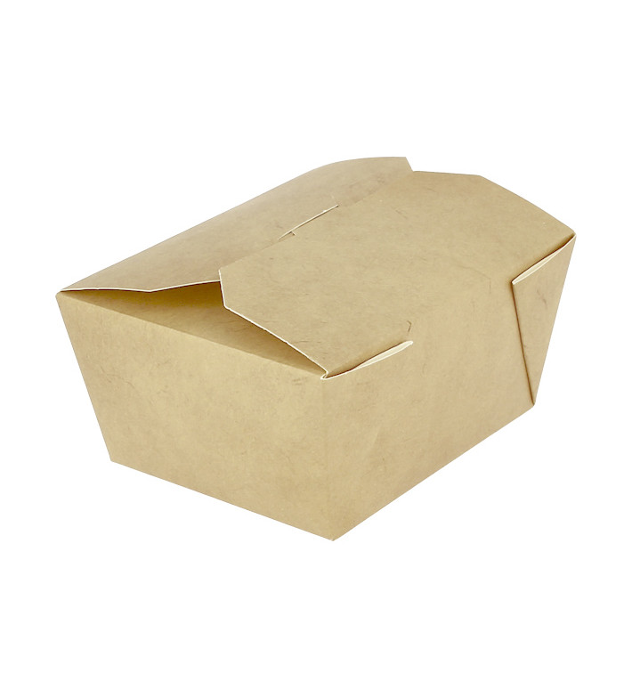 Caixa TakeAway Kraft 10,7x8,65x6cm 500ml (45 Uds) Caixa TakeAway Kraft 10,7x8,65x6cm 500ml (45 Uds)