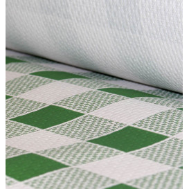 Toalha Papel Rolo Quadros Verdes 1x100m 40g (6 Uds)