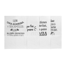 Guardanapos de Papel Miniservis Branco 17x17cm (200 Uds)