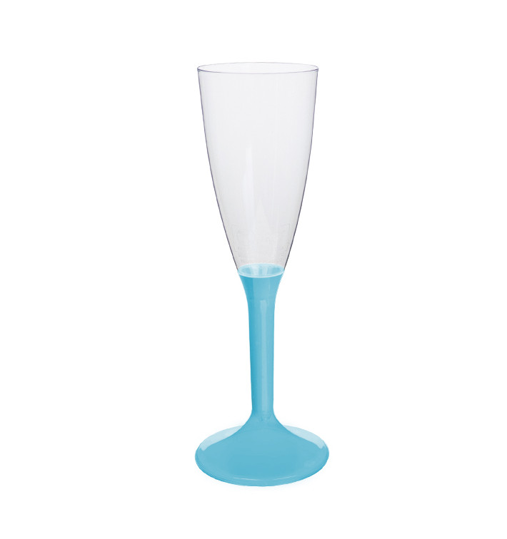 Copo PS Flute Champanhe Turquesa 120ml 2P (200 Uds) Copo PS Flute Champanhe Turquesa 120ml 2P (200 Uds)