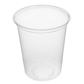 Embalagem Compostáveis PLA Transparente 940ml (50 Uds)