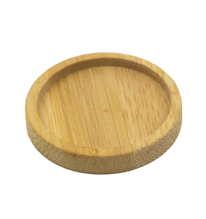 Prato Degustação de Bambu Bicolor Ø5cm (24 Uds) Prato Degustação de Bambu Bicolor Ø5cm (24 Uds)